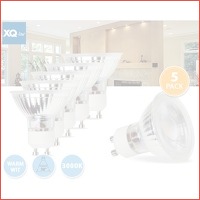 5-pack XQlite GU10 glazen LED-spots