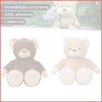 XXXL teddybeer van zachte pluche