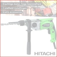 Hitachi klopboormachine DV18V 230v