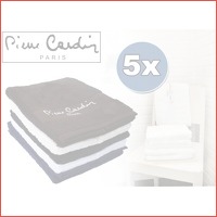 5 x Pierre Cardin handdoeken