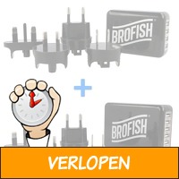 Brofish USB Wall Charger 4 poorts + 6 poorts combi pack