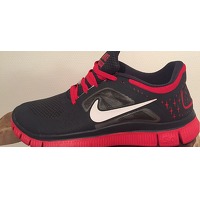 Nike Free Run 3.0 zwart/rood