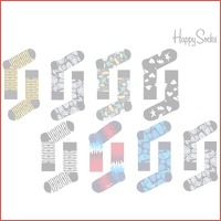 Happy Socks 4 paar heren- of damessokke..