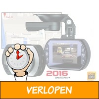 Professionele 1080P Dashcam + GPS Registratie