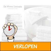 DE witte lietear othello hotel kwaliteit 10-delige hand..