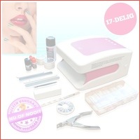 UV nagelstudio met 16-delige accessoires..