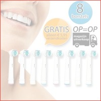 Gratis - 8 x opzetborstels voor Oral-B e..