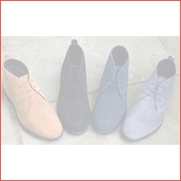 Suede herenschoenen