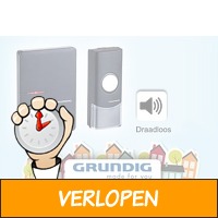 Grundig draadloze deurbel met 1 of 2 ontvangers