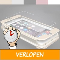 iPhone case met tempered glass