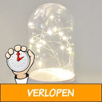 Stolp met kerstverlichting