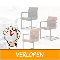 2 industriele Swinger eetkamerstoelen