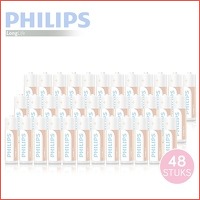 48 Philips LongLife batterijen