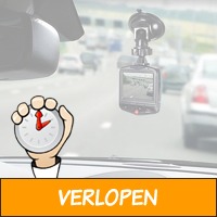 Full HD dashcam met zuignap