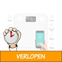 Bluetooth weegschaal met app en Bluetooth