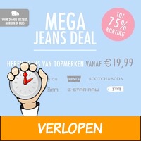 Mega Jeans Deal: mannen