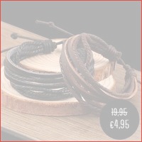 Leren armband