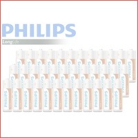 48-pack Philips LongLife batterijen