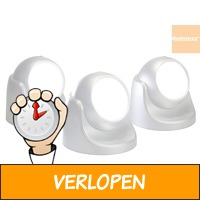 3 x draadloze LED-lamp met bewegingssensor