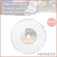 Hitachi diamantschijven 230 mm