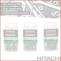 10-pack Hitachi PH bits 25mm