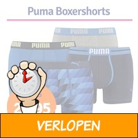 4-pack Puma Blue Combi boxershorts