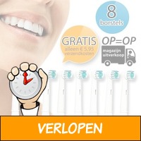 8 x opzetborstels voor Oral-B elektrische tandenborstel..