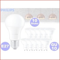 10 x Philips LED-lampen