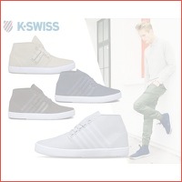 K-swiss halfhoge herensneakers