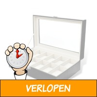 Horlogedoos voor 12 horloges