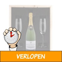 Champagne pakket met champagneglazen