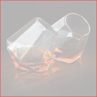 Diamond Glasses set van 2