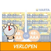 48 x Varta Energy batterijen