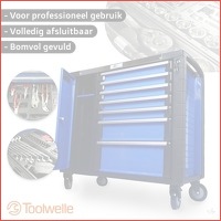 Toolwelle gereedschapswagen XXXL