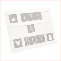 Bord met letters DIY