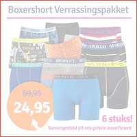 Boxershorts verrassingspakket