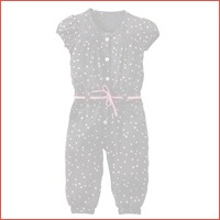 HEMA Baby Meisjes Jumpsuit (Donkergrijs)