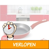 Twee crealys gesmede aluminium koekenpannen met soft to..