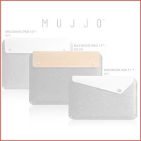 Stijlvolle mujjo sleeve voor macbook