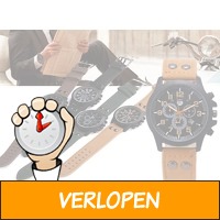 Stoer en sportief herenhorloge