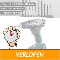 Metabo BS18 2.0Ah accuboormachine