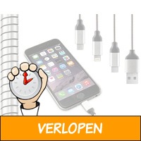 Metalen USB-laadkabel