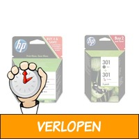 Originele HP 364 en 301 combo inkt cartridges vanaf 24,..