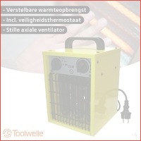 Toolwelle 2000W werkplaatskachel