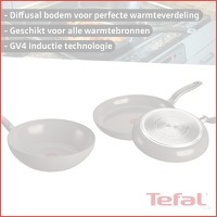 3-delige Tefal Ceramic Control Pannenset