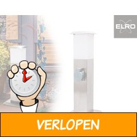 Elro RVS tuinpaal met verlichting