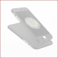 iPhone case met tempered glass