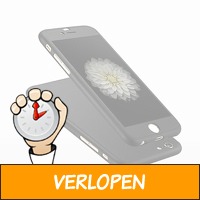 iPhone case met tempered glass