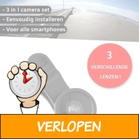 3-delige smartphone lenzen set