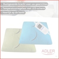 Adler elektrische verwarmingsdeken